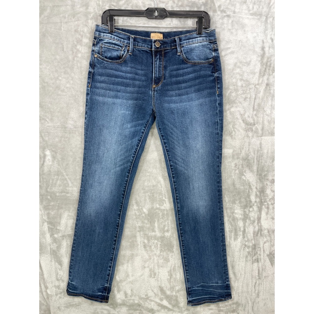 Driftwood Audrey Classic Fit Jeans Women's Size 29 Blue  Straight Leg Stretch